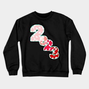 Happy New Year with Colorful T-Shirt Crewneck Sweatshirt